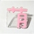 可愛萌字亞克力相框